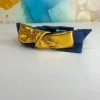 Child Size Navy and Gold Side Bow Headband-Brianna Cannon Online