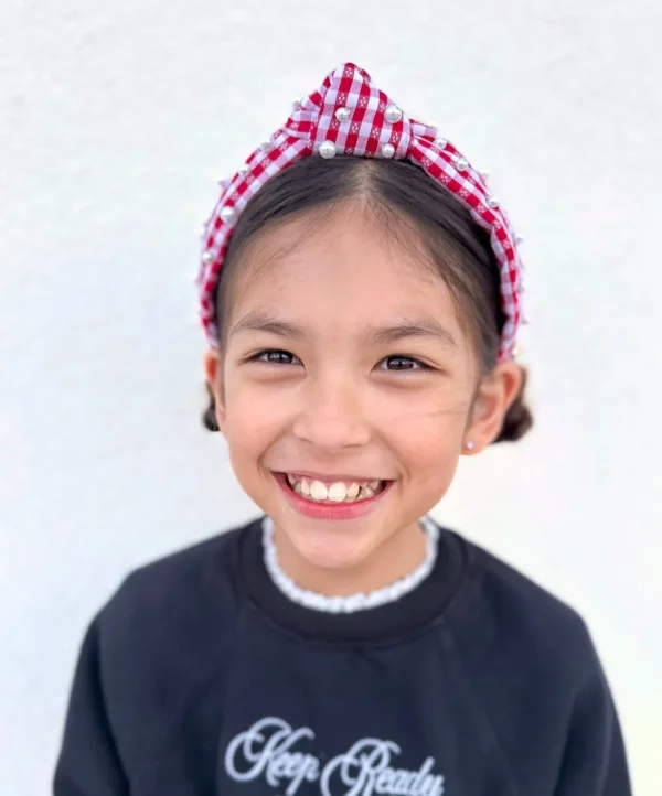 Child Size Picnic & Pearls Headband-Brianna Cannon Best