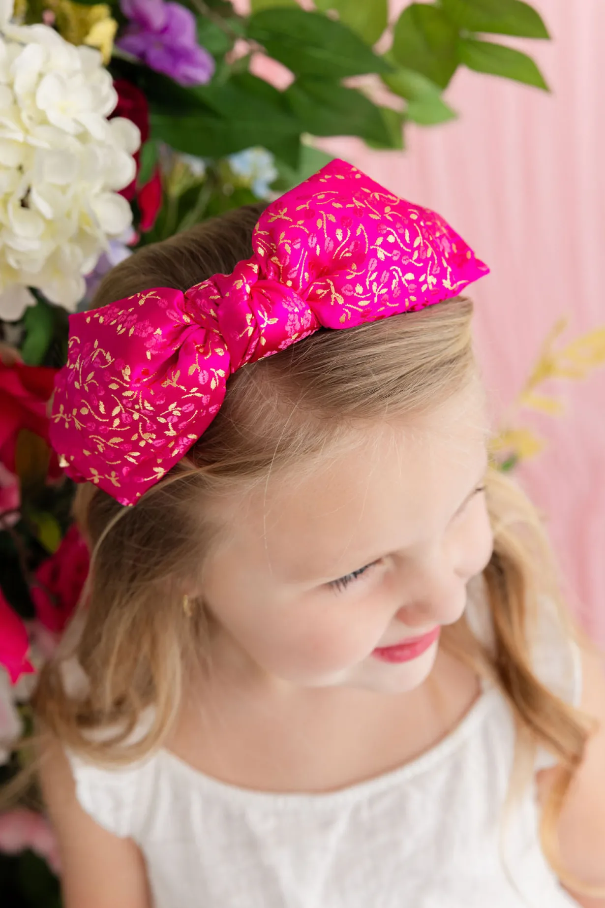 child_size_pink__gold_flo_3-1.webp Child Size Pink & Gold Floral Side Bow Headband-Brianna Cannon Outlet