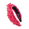 Child Size Pink Scalloped Headband with Pink Beads-Brianna Cannon Sale