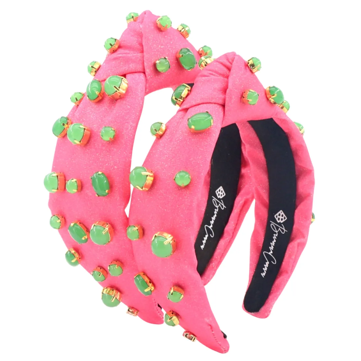 child_size_pink_shimmer_h_5.webp Child Size Pink Shimmer Headband with Jade Stones-Brianna Cannon Outlet
