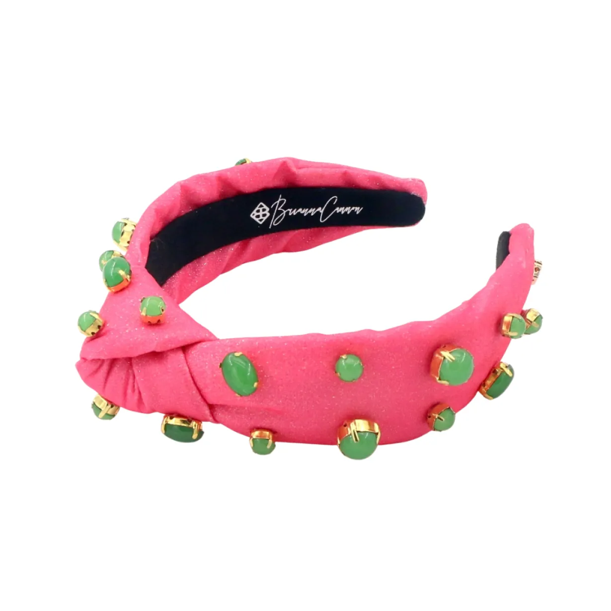 child_size_pink_shimmer_h_6.webp Child Size Pink Shimmer Headband with Jade Stones-Brianna Cannon Outlet