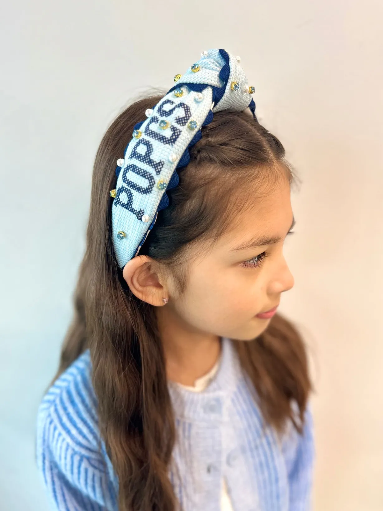 child_size_prince_of_peac_1.webp Child Size Prince of Peace Cross-stitch Headband With Pearls and Crystals-Brianna Cannon Best