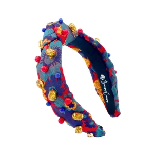 Child Size Red & Blue Primary Floral Headband-Brianna Cannon Online