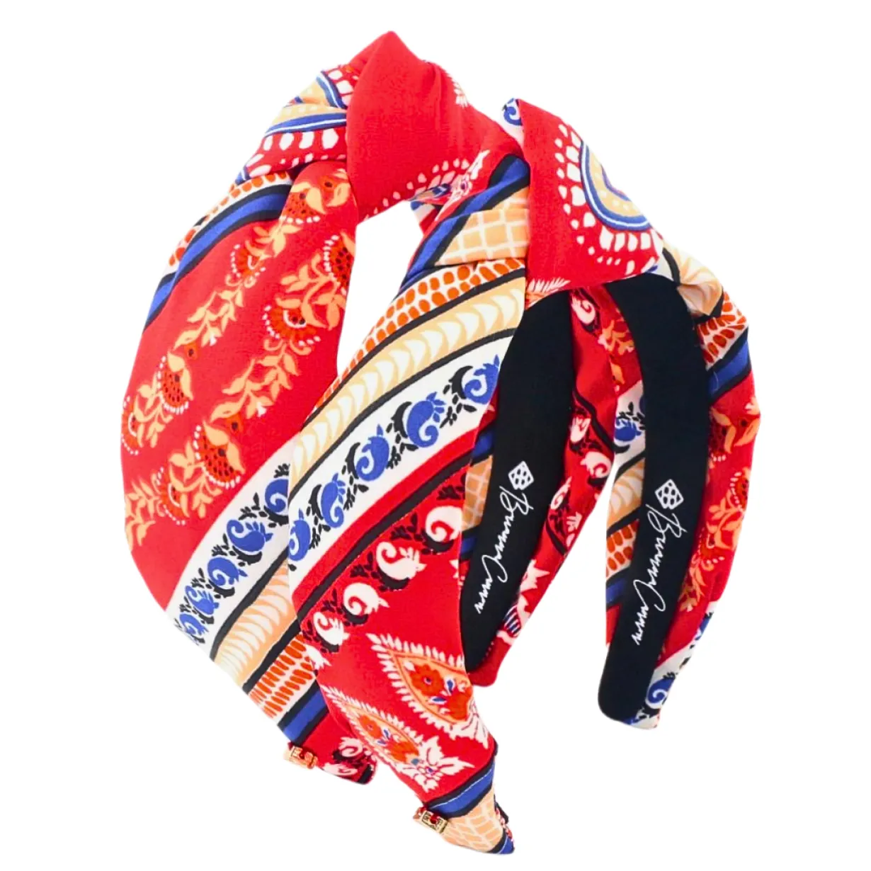 child_size_red_bandana_kn_3.webp Child Size Red Bandana Knotted Headband-Brianna Cannon Fashion