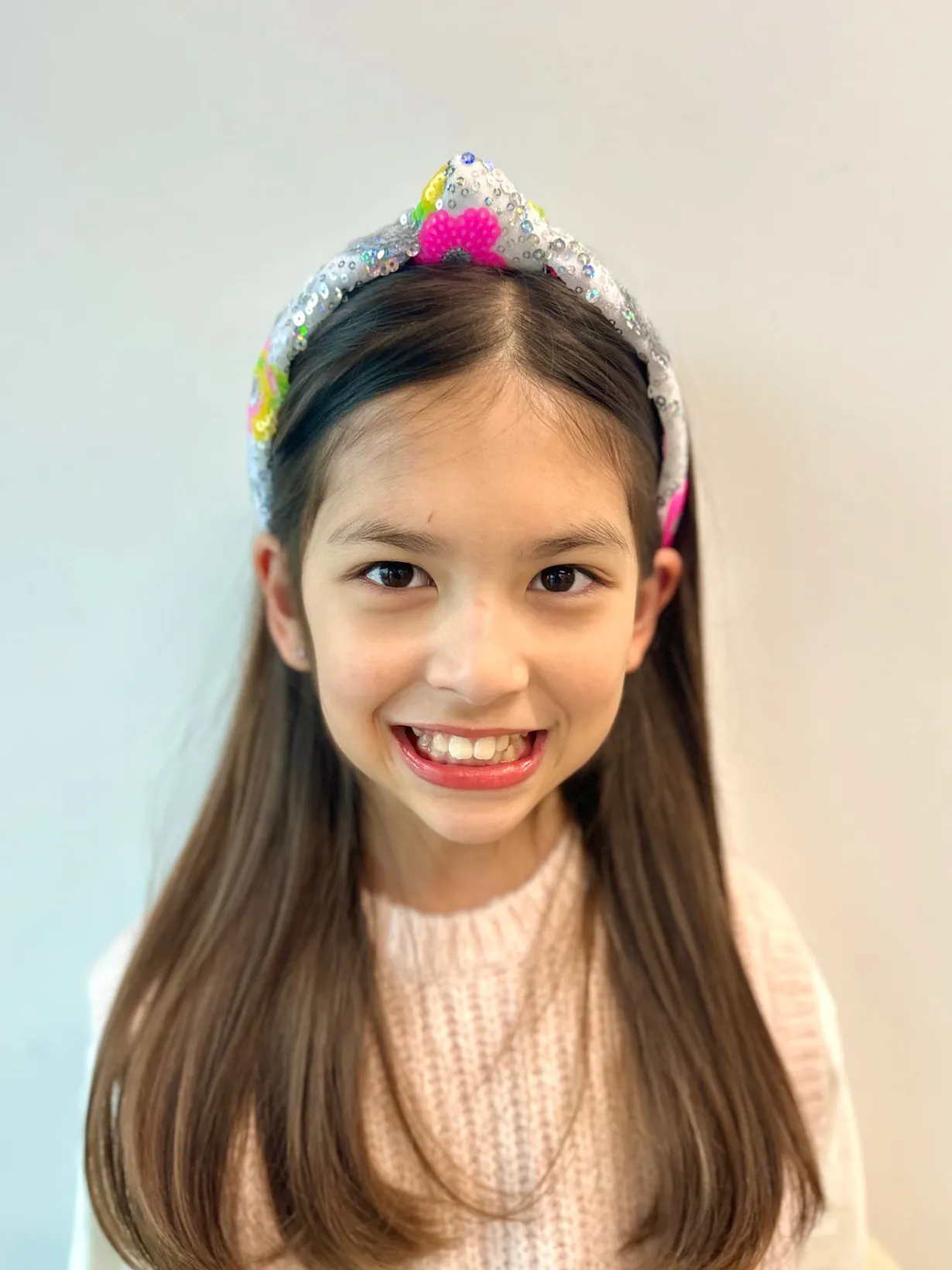 child_size_sequin_headban_1.webp Child Size Sequin Headband with Bright Flowers-Brianna Cannon Fashion