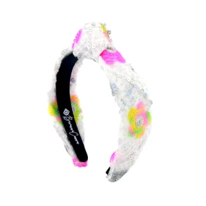Child Size Sequin Headband with Bright Flowers-Brianna Cannon Fashion