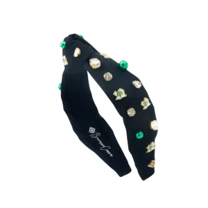 Child Size Southlake Carroll Logo Headband With Pearls and Crystals-Brianna Cannon Online