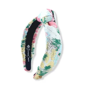 Child Size Spring Floral Brocade Headband-Brianna Cannon New