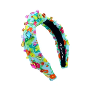 Child Size Tropics Floral Headband With Crystals-Brianna Cannon Sale