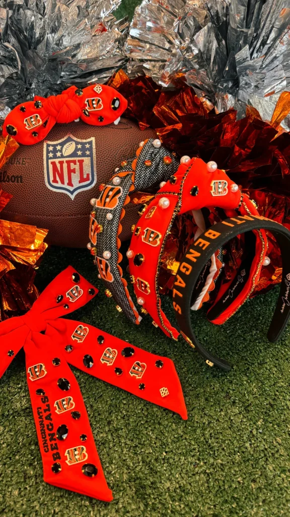 Cincinnati Bengals Adult Cross Stitch Headband-Brianna Cannon Sale