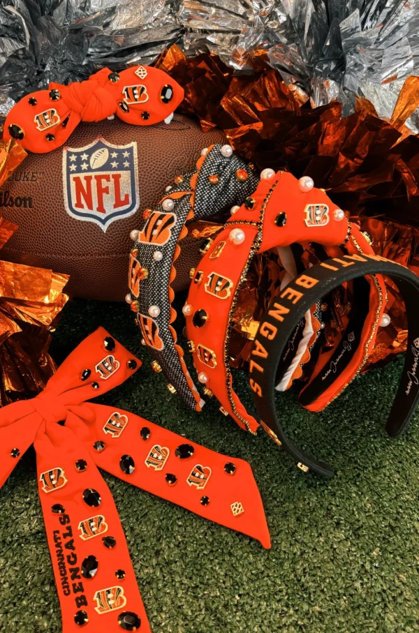 Cincinnati Bengals Orange Logo Headband-Brianna Cannon Discount