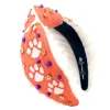 Clemson Adult Size Cross Stitch Headband-Brianna Cannon Fashion