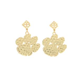 Clemson Gold Logo Earring with BC Logo-Brianna Cannon Sale