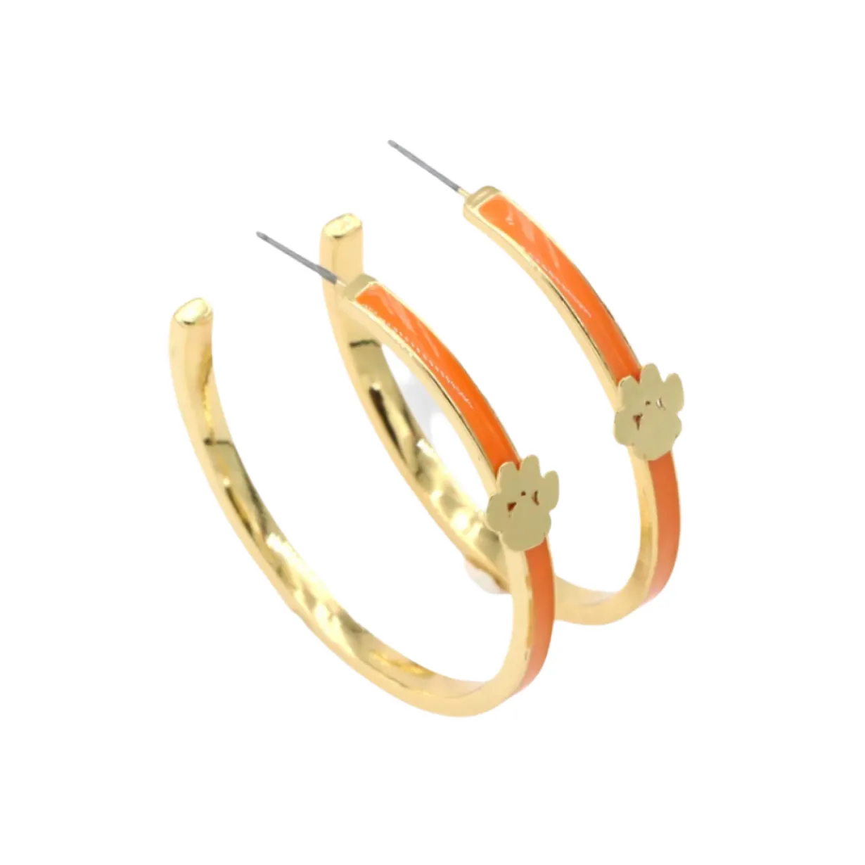 clemson_logo_hoop_earring_0.webp Clemson Logo Hoop Earrings-Brianna Cannon Fashion
