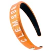 Clemson Orange Thin Embroidered Headband-Brianna Cannon Fashion