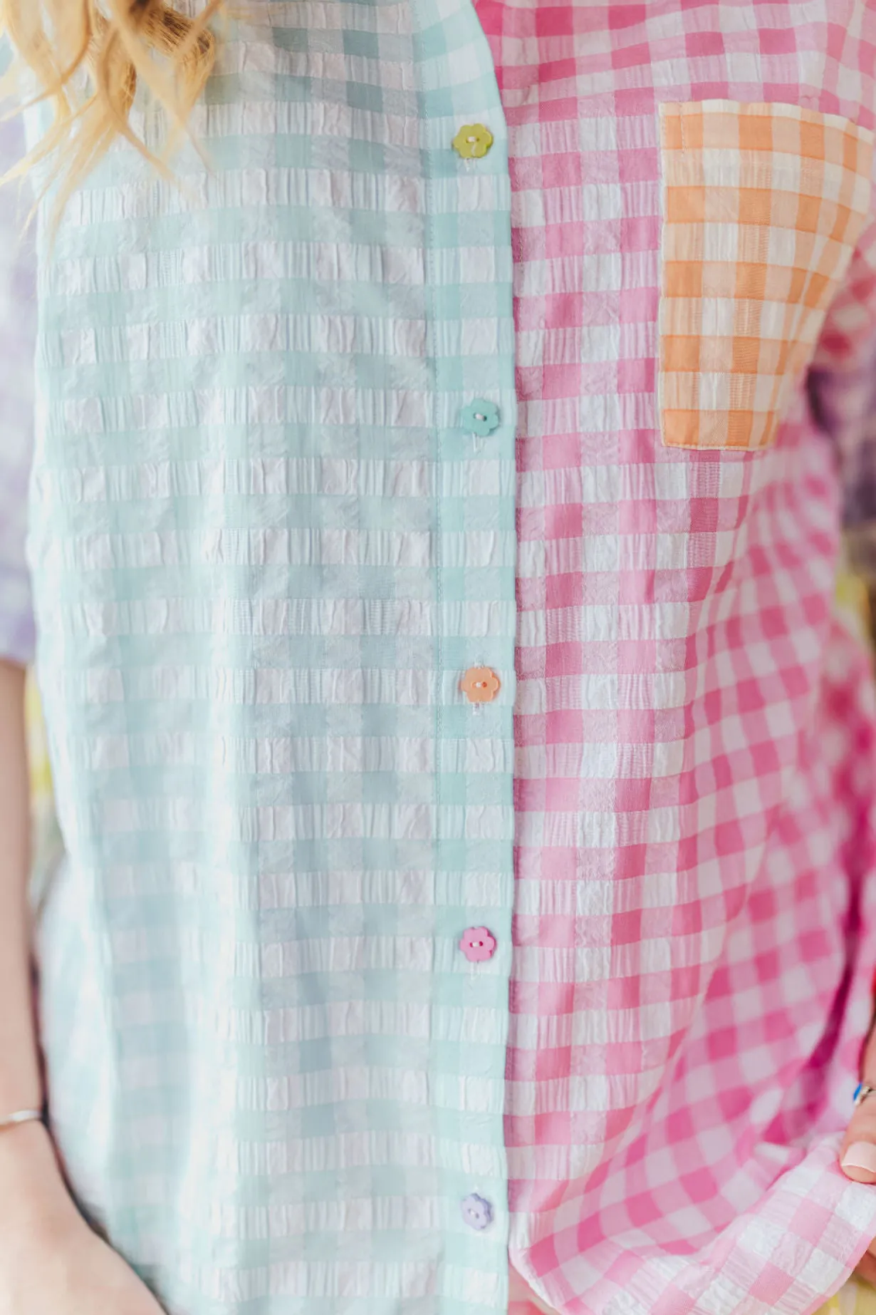 color_block_gingham_butto_4.webp Color Block Gingham Button-Down Shirt-Brianna Cannon Outlet