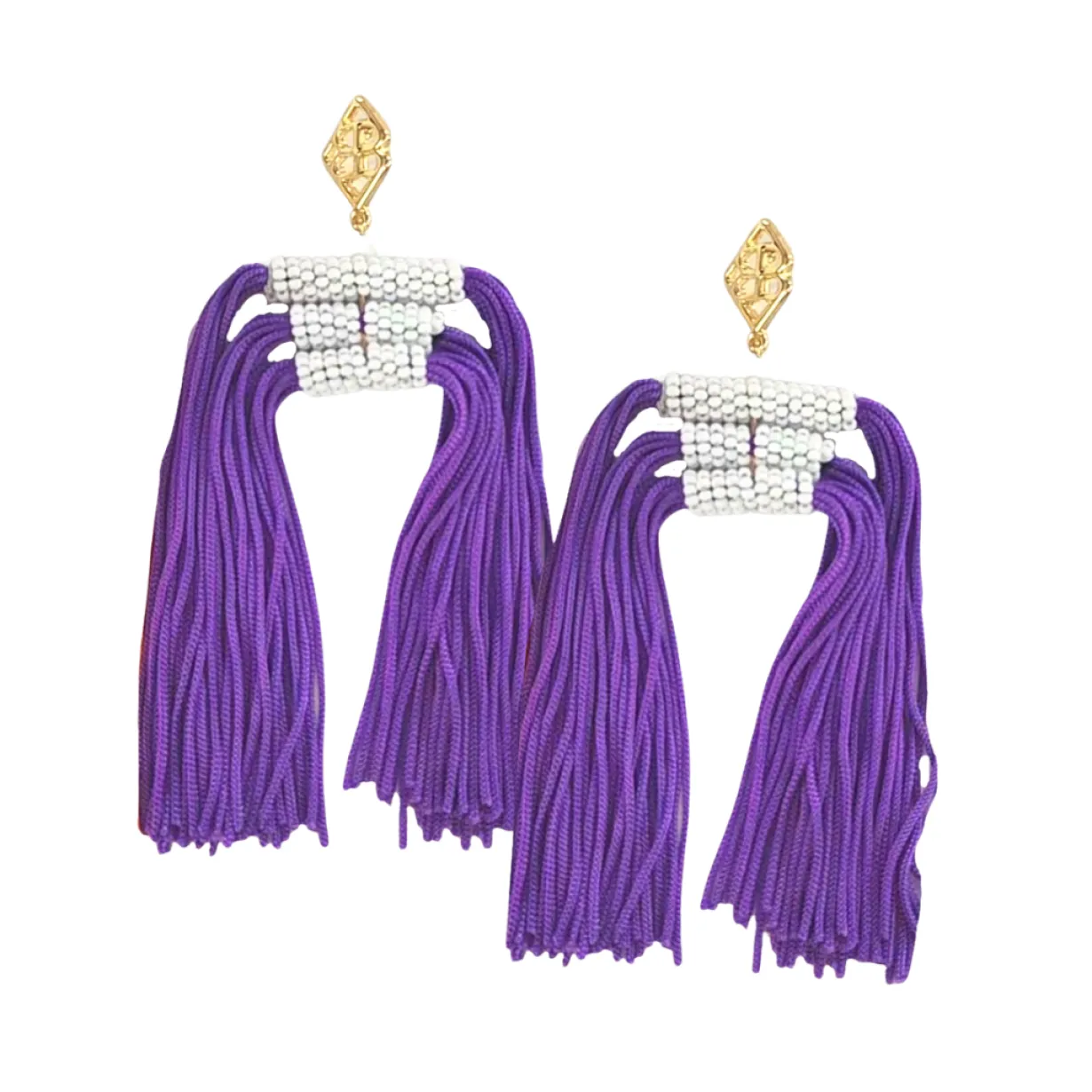 color_block_tassel_earrin_0-5.webp Color Block Tassel Earrings - Purple and White-Brianna Cannon Outlet