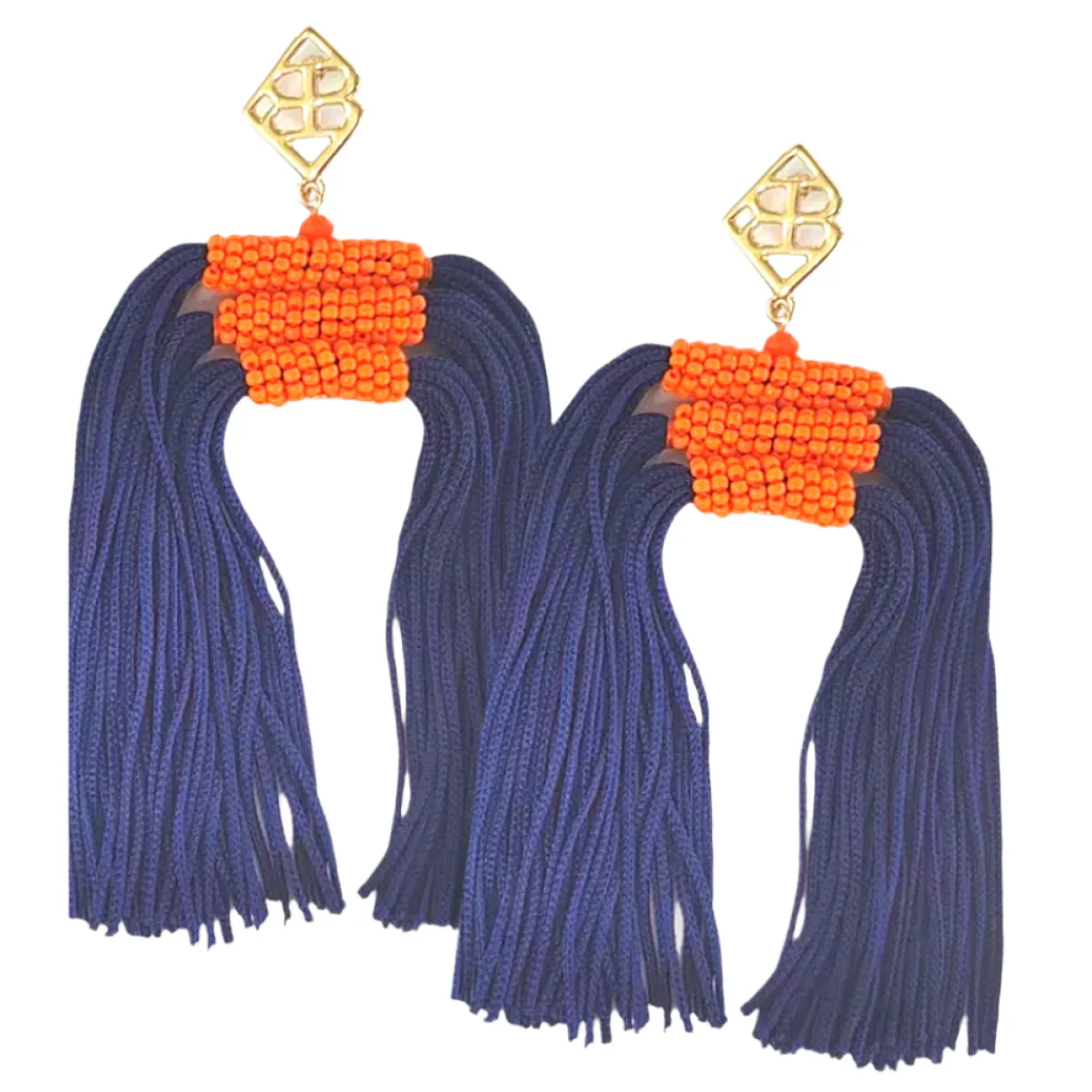 color_block_tassel_earrin_0-7.webp Color Block Tassel Earrings - Navy and Orange-Brianna Cannon Clearance
