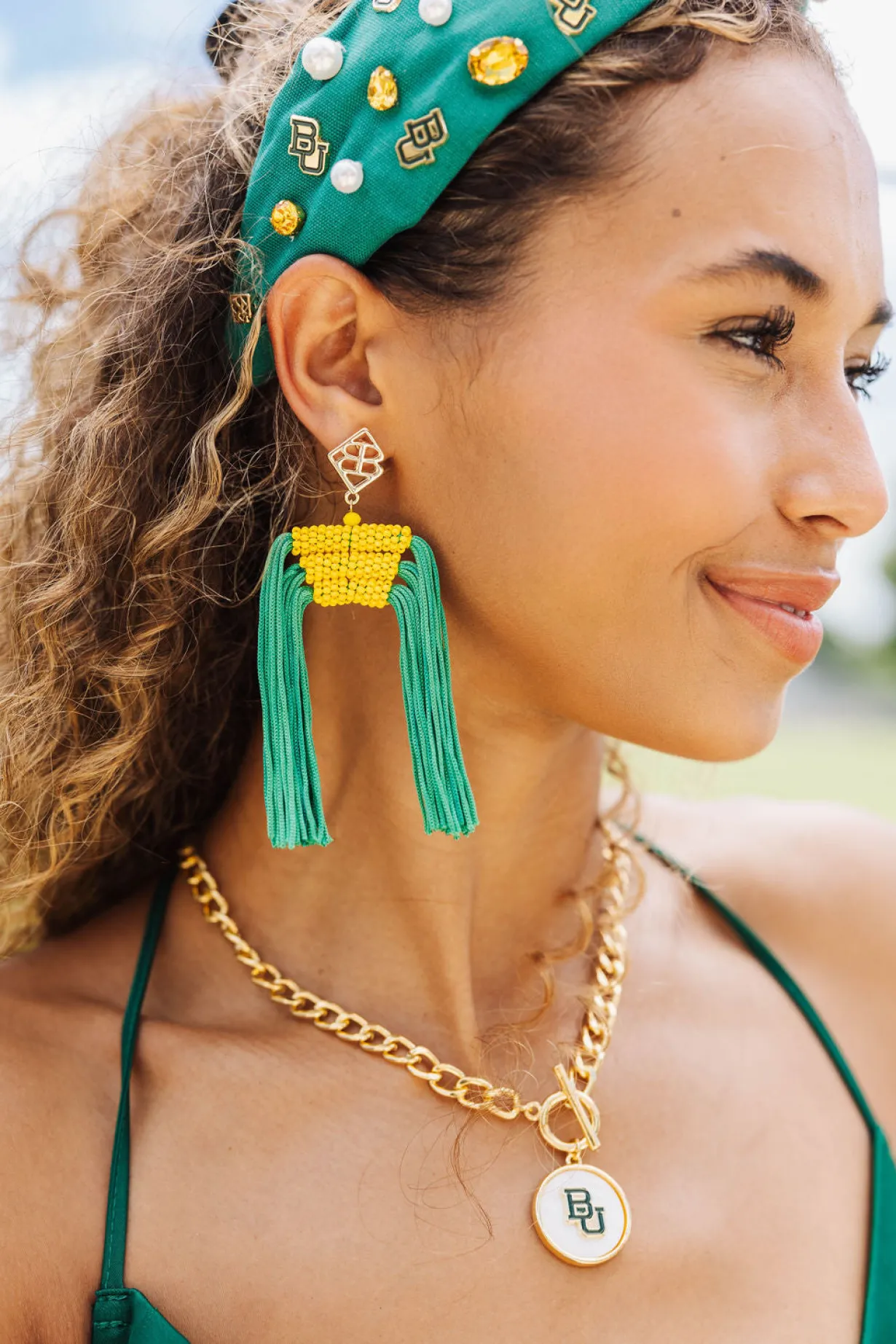 color_block_tassel_earrin_1-11.webp Color Block Tassel Earrings - Green and Gold-Brianna Cannon Discount