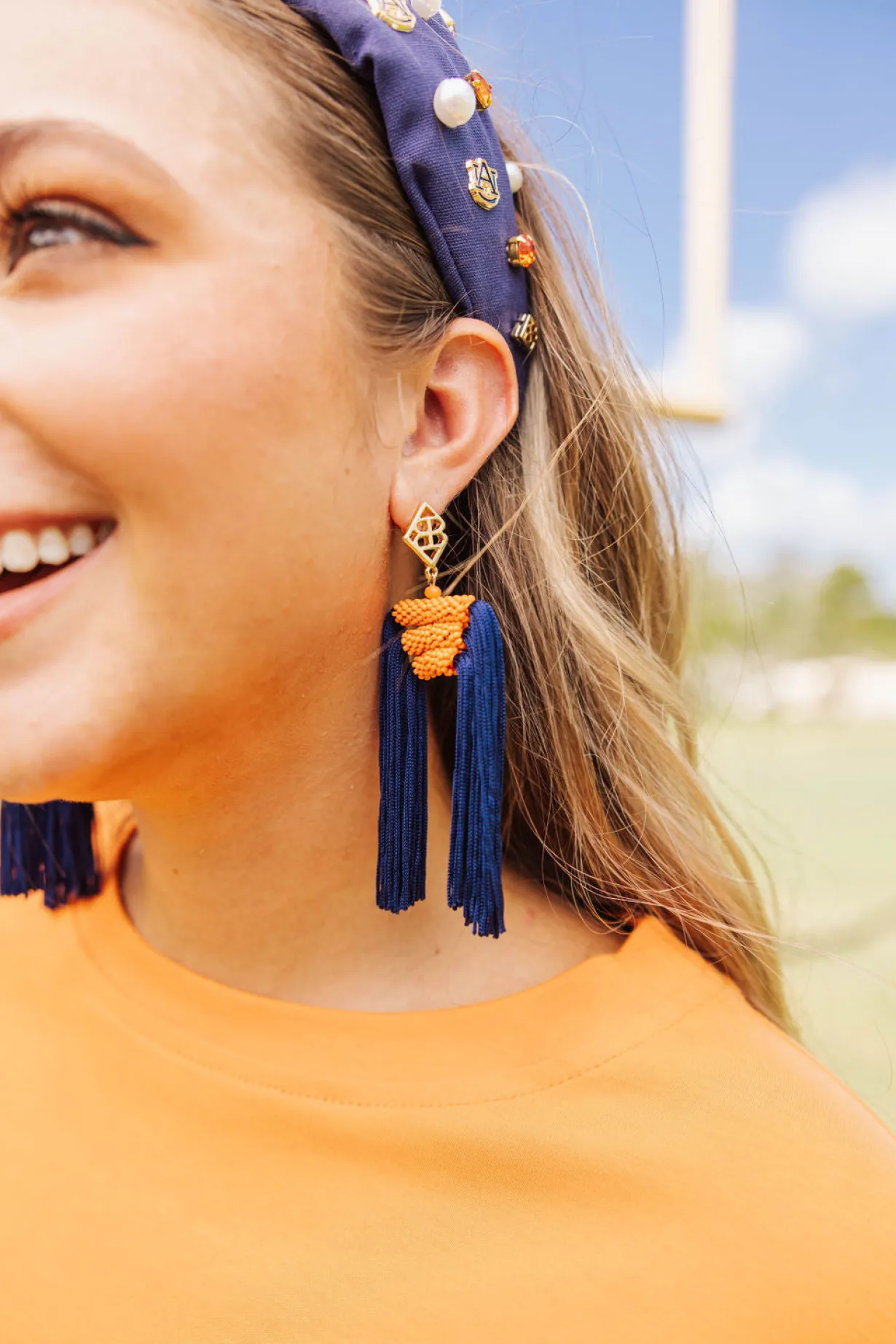 color_block_tassel_earrin_1-7.webp Color Block Tassel Earrings - Navy and Orange-Brianna Cannon Clearance