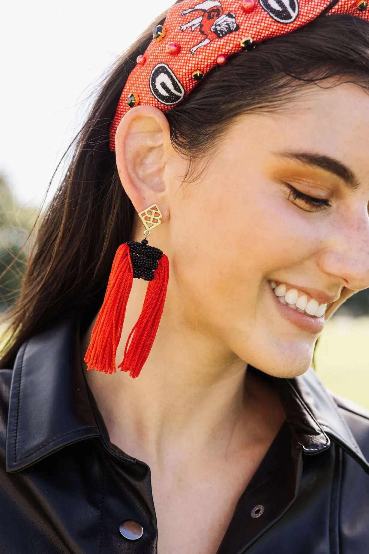 color_block_tassel_earrin_2-6.webp Color Block Tassel Earrings - Red and Black-Brianna Cannon New