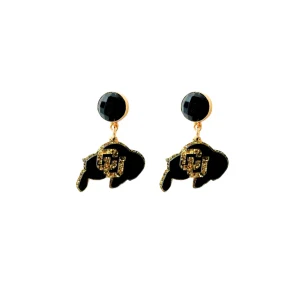 Colorado Mini Black CU Earrings-Brianna Cannon Outlet