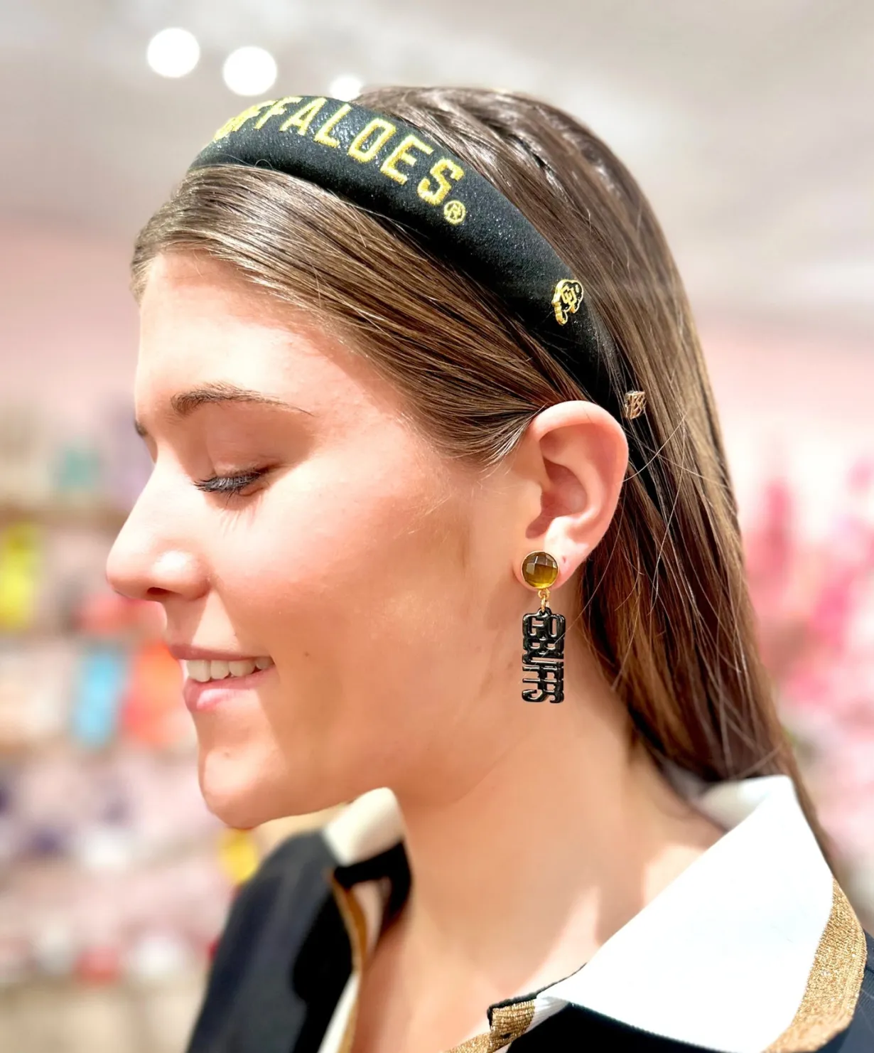 colorado_mini_black_go_bu_1.webp Colorado Mini Black GO BUFFS Earrings-Brianna Cannon Best