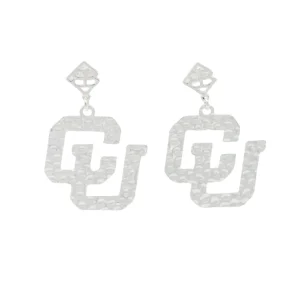 Colorado Silver Logo Earring with BC Logo-Brianna Cannon Best