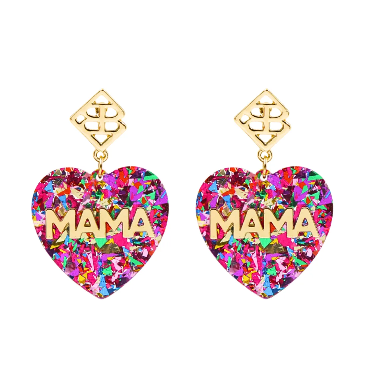 confetti_mama_heart_earri_0.webp Confetti MAMA Heart Earrings-Brianna Cannon Discount