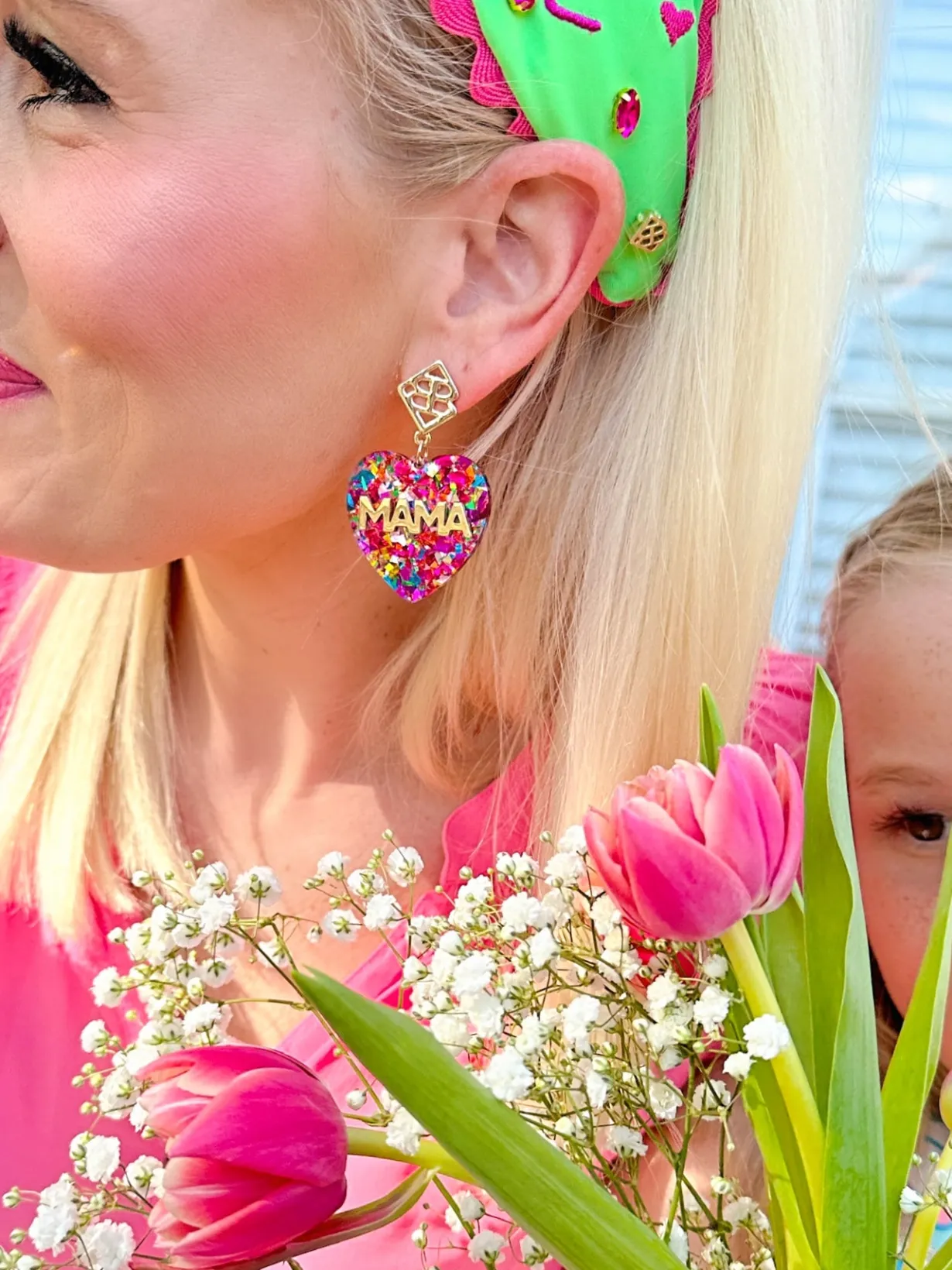 confetti_mama_heart_earri_1.webp Confetti MAMA Heart Earrings-Brianna Cannon Discount