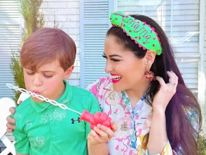 Confetti MAMA Heart Earrings-Brianna Cannon Discount