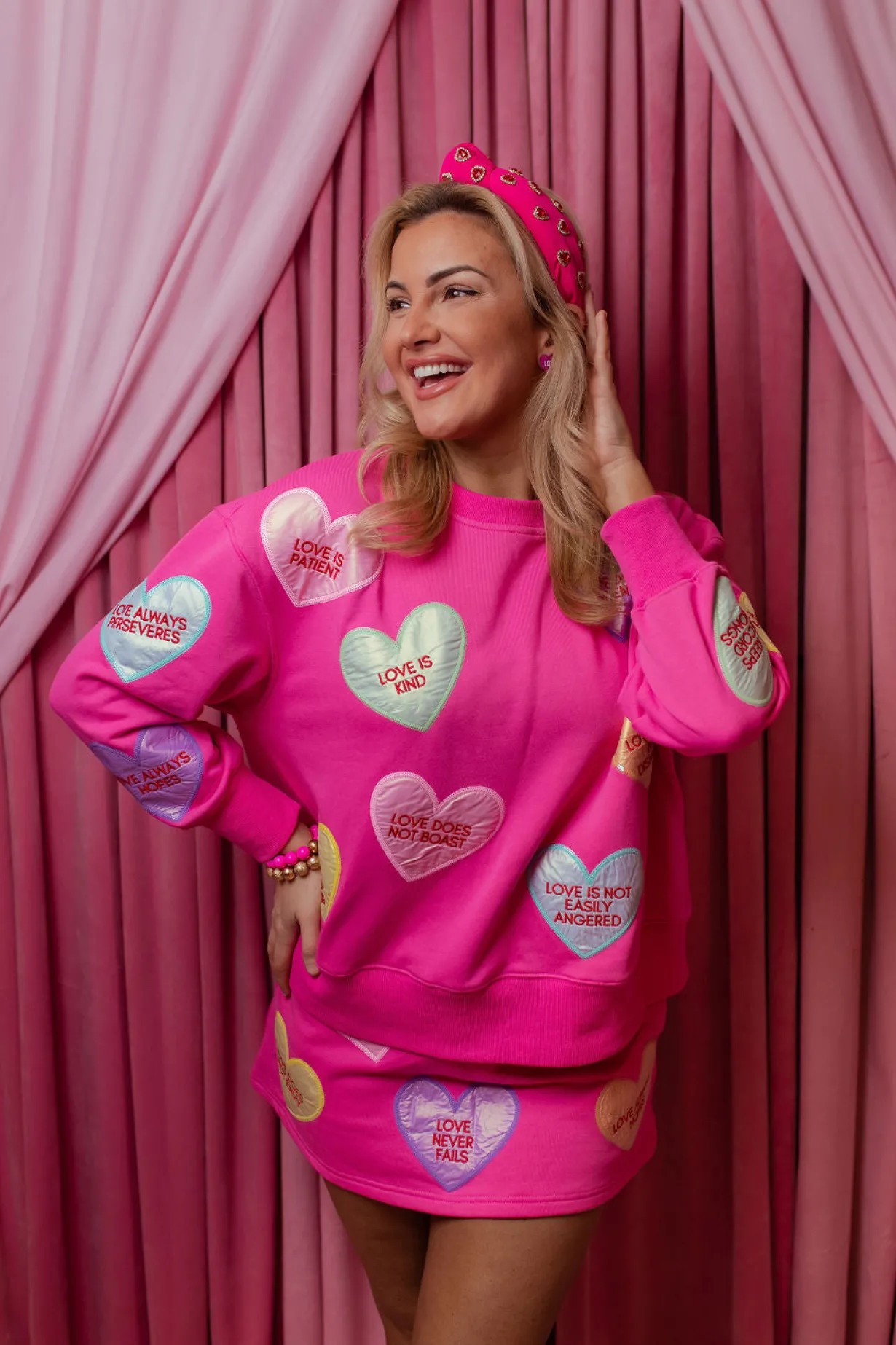 corinthians_candy_hearts_4.webp 1 Corinthians Candy Hearts Skirt/Skort-Brianna Cannon Best