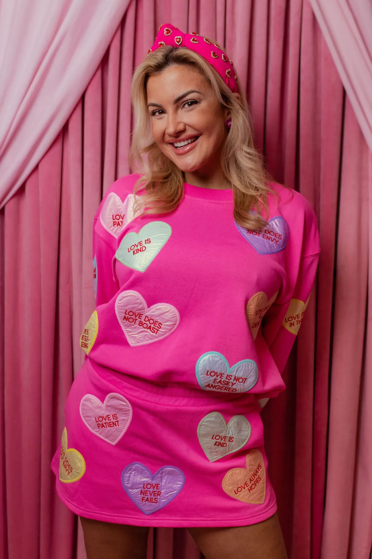 corinthians_candy_hearts_5.webp 1 Corinthians Candy Hearts Skirt/Skort-Brianna Cannon Best