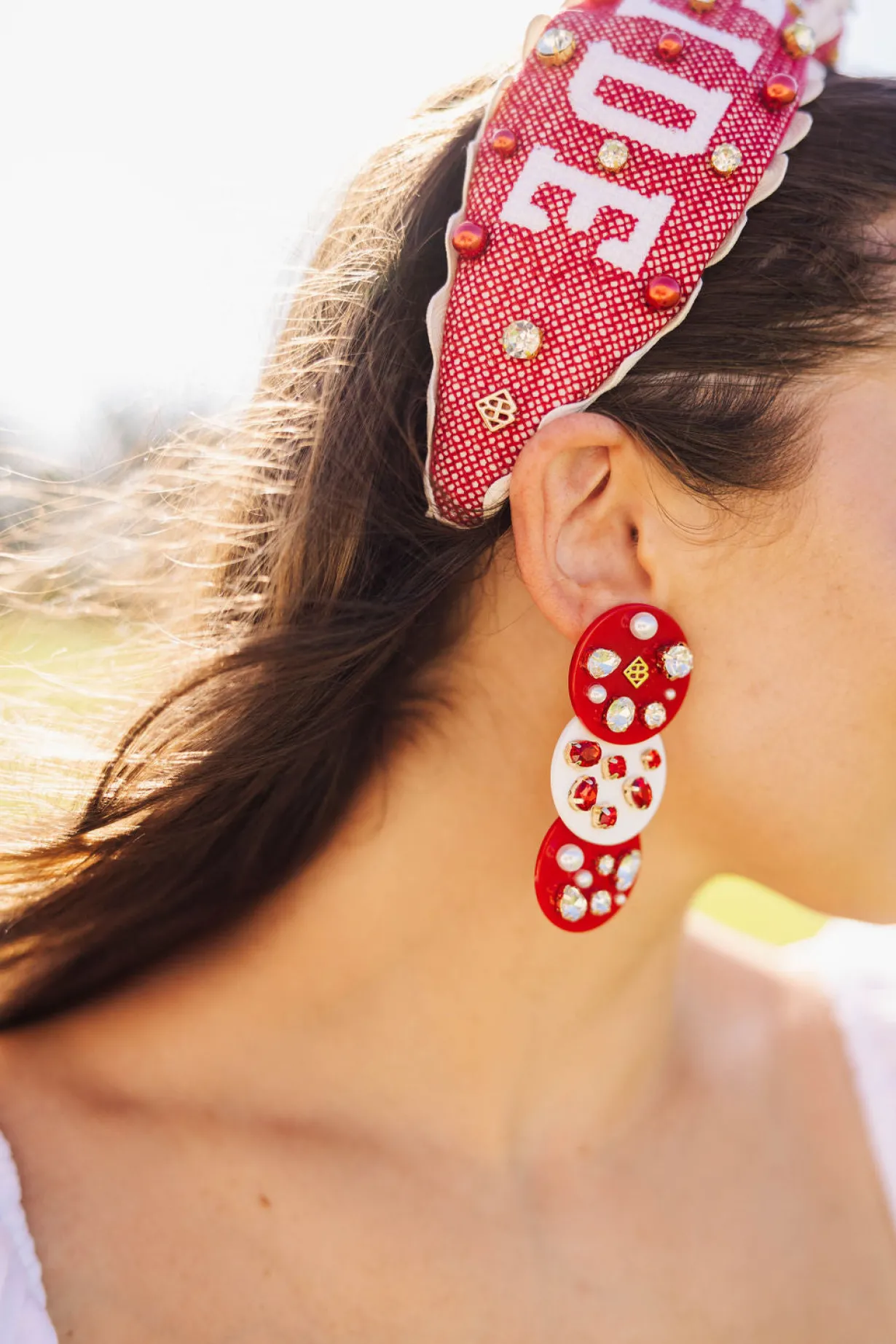 crimson_and_white_triple__3.webp Crimson and White Triple Dot Earrings-Brianna Cannon Sale