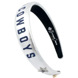 Dallas Cowboys Thin Embroidered Headband-Brianna Cannon Sale