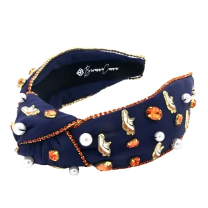 Denver Broncos Navy Logo Headband-Brianna Cannon Online