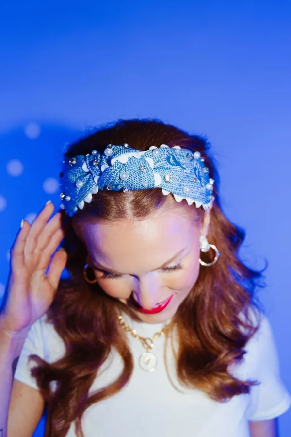 Detroit Lions Adult Cross Stitch Headband-Brianna Cannon Online