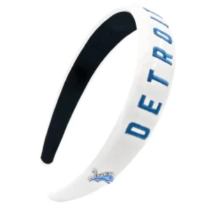 Detroit Lions Thin Embroidered Headband-Brianna Cannon Discount