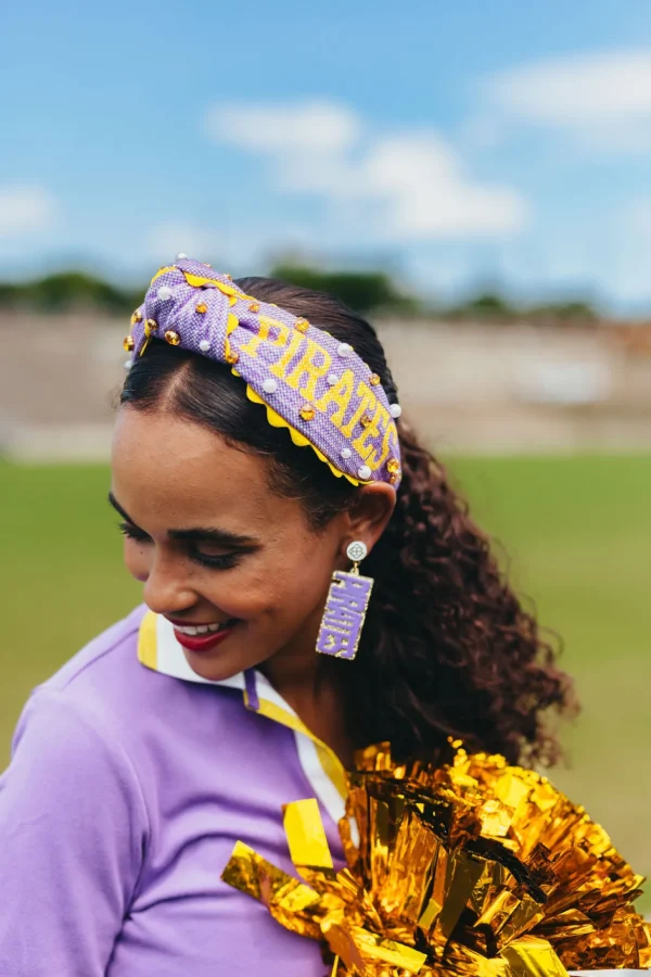East Carolina Adult PIRATES Cross Stitch Headband-Brianna Cannon Fashion