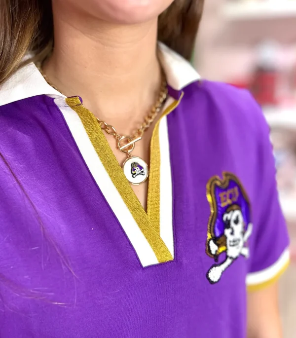 East Carolina Logo Necklace-Brianna Cannon Best