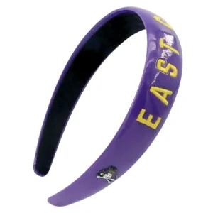 East Carolina Purple Thin Embroidered Headband-Brianna Cannon Fashion