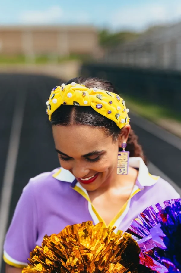 East Carolina Yellow Logo Headband-Brianna Cannon New