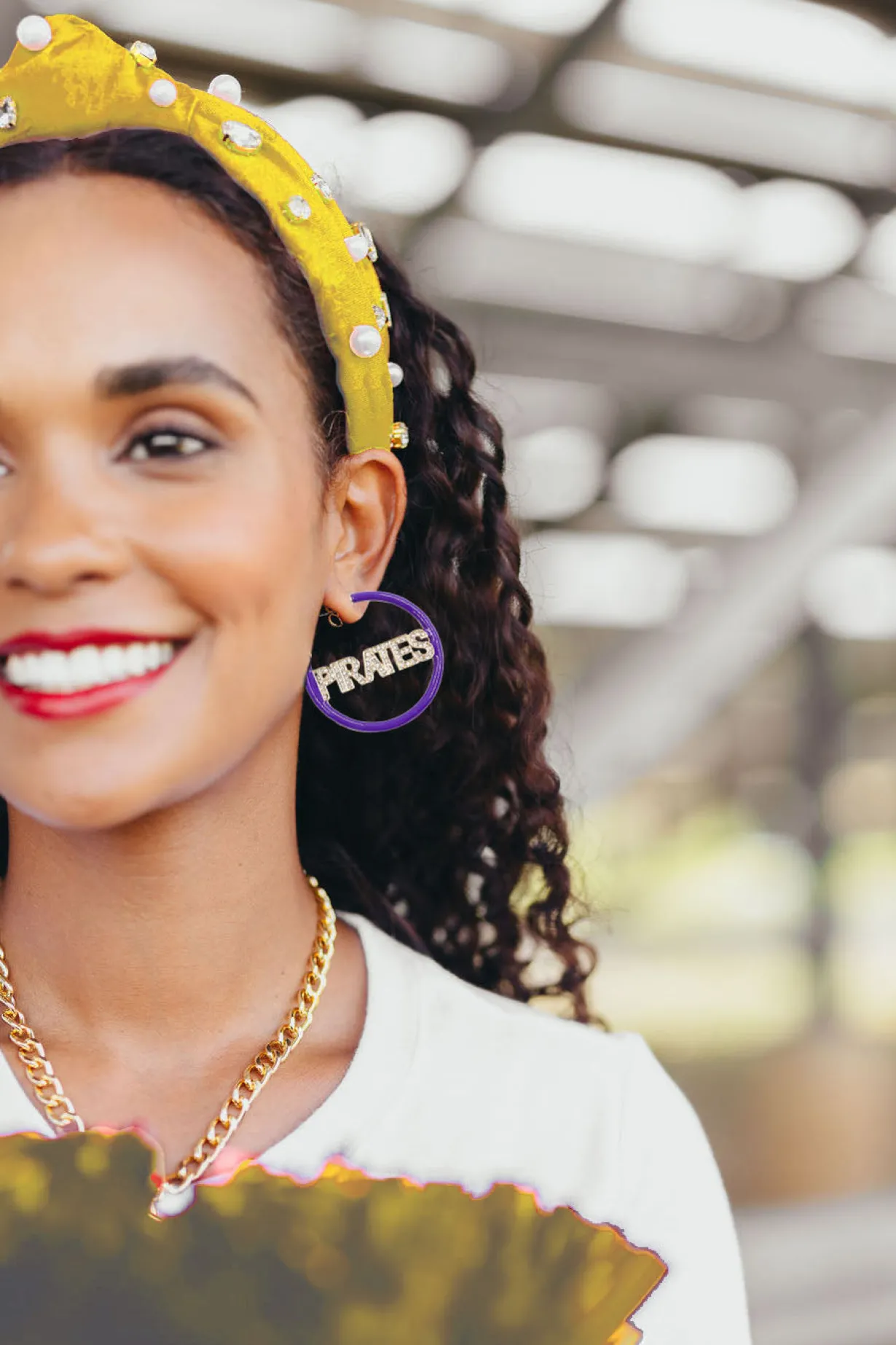 ecu_purple_pav_hoop_earri_1.webp ECU Purple Pavé Hoop Earrings-Brianna Cannon Fashion