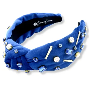 Fan Gear Baseball Headband in Blue-Brianna Cannon Sale