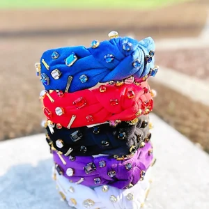 Fan Gear Baseball Headband in Purple-Brianna Cannon Clearance
