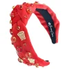 Fan Gear Basketball Headband in Red-Brianna Cannon Hot