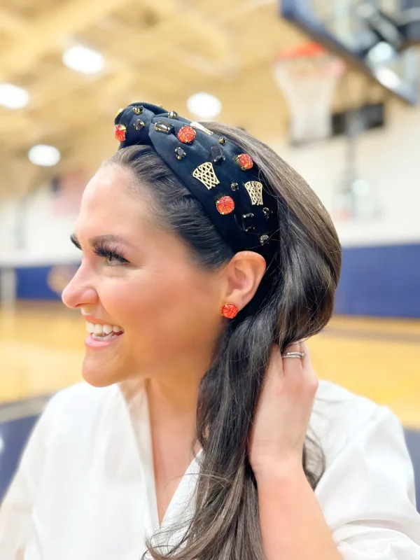 Fan Gear Basketball Headband in Black-Brianna Cannon Sale