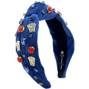 Fan Gear Basketball Headband in Blue-Brianna Cannon Hot