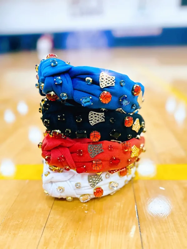 Fan Gear Basketball Headband in White-Brianna Cannon Hot
